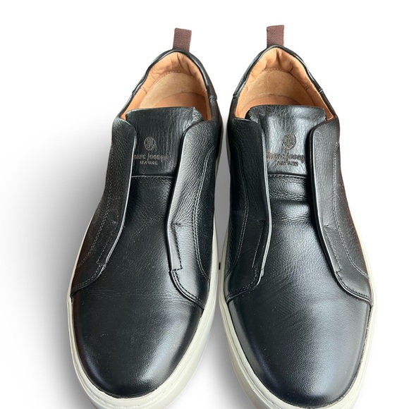 Marc Joseph Black Leather Station Street Slip-On Sneaker Mens Size 10 Like New - Picture 8 of 14